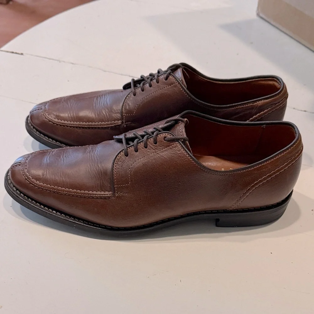 Allen Edmonds Clark Street Split Toe Derby Casual Dress Men’s 11 Brown